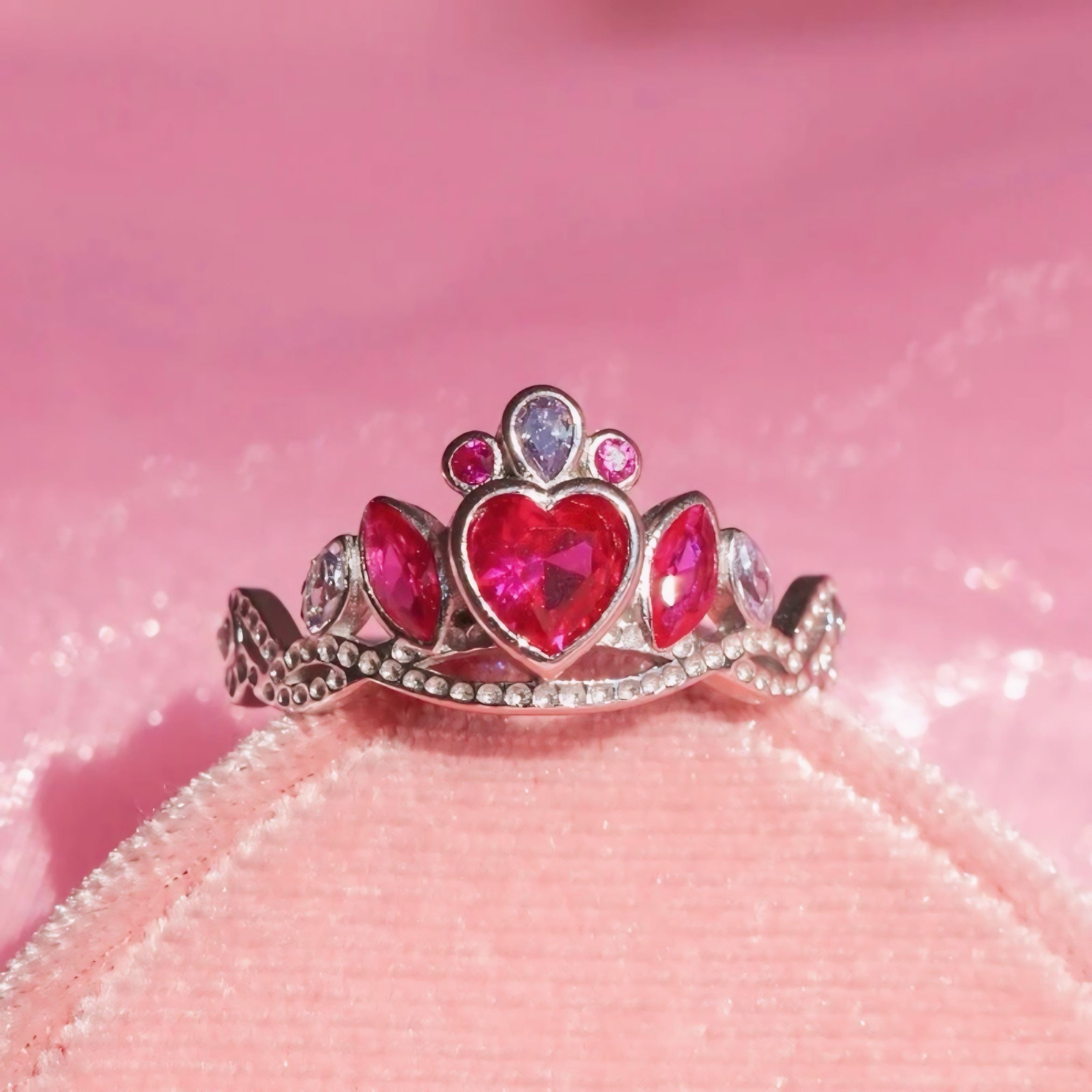 Barbie Princess Charm School Crown Ring